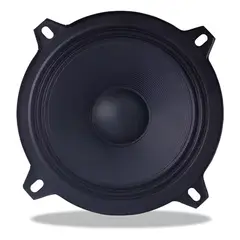 GENERICO - X2 Parlante Auto 13cm Redondo 80w Coaxial 2 Vías Hifi 213129 Negro-213129 C49