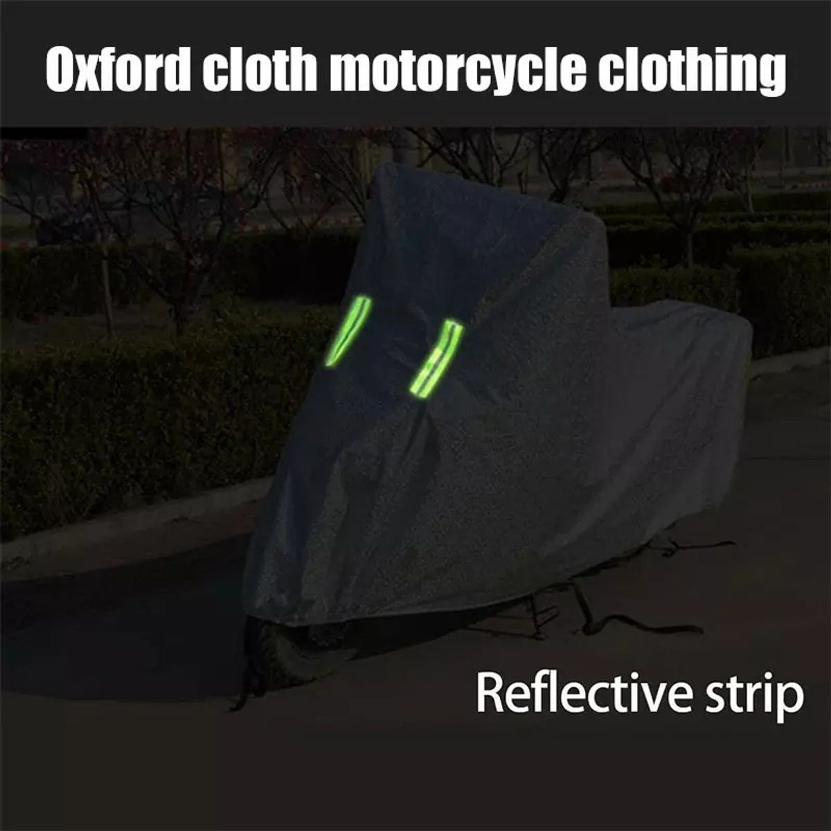 GENERICO - Carpa Funda Cubre Moto Impermeable Uv Pevavinilo + Algodon