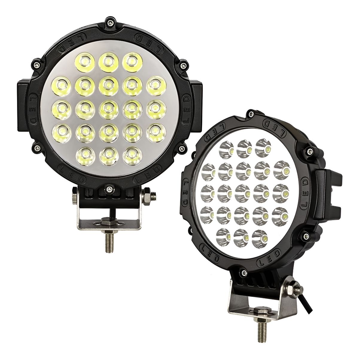 GENERICO - X2 Luces Focos Neblineros Led 63w Blanco Expansion Auto Moto