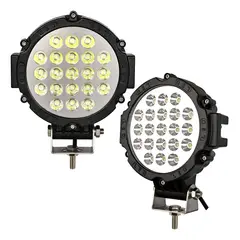 GENERICO - X2 Luces Focos Neblineros Led 63w Blanco Expansion Auto Moto