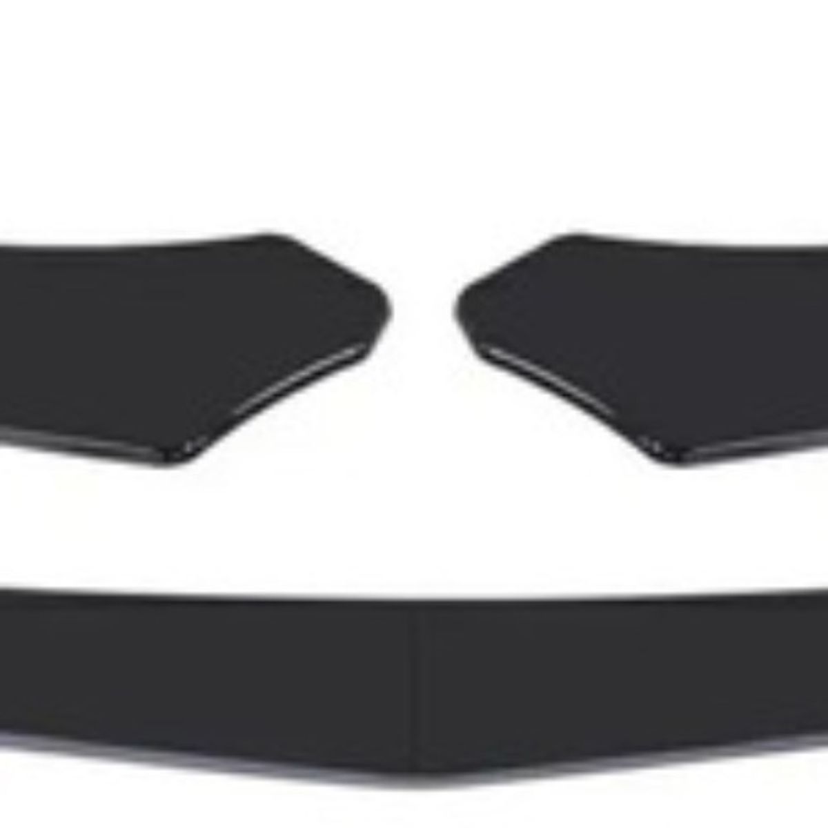 GENERICO - Lip Frontal Completo Parachoque Front Lip Universal Auto Negro