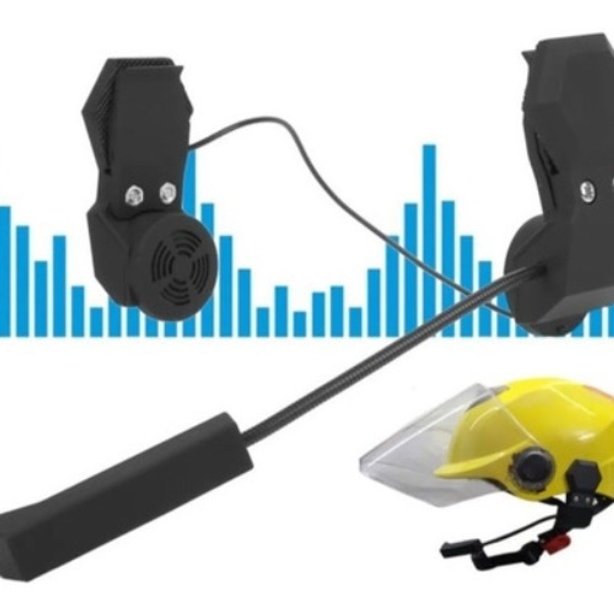 GENERICO - Audifono Bluetooth Casco Moto Manos Libres Mp3