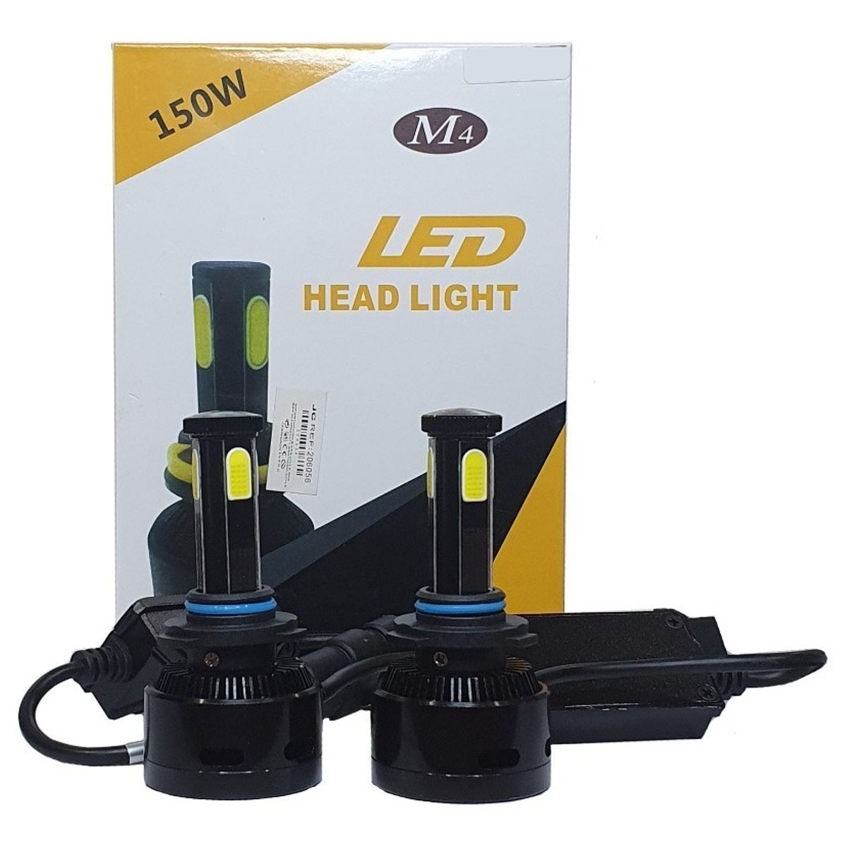 GENERICO - Kit Turbo Led M4 Canbus H1 H3 H4 H7 H11 9005 9006 880 150w