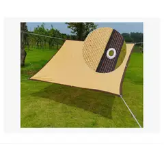 GENERICO - Toldo Vela Lona Sombreadora 3x3