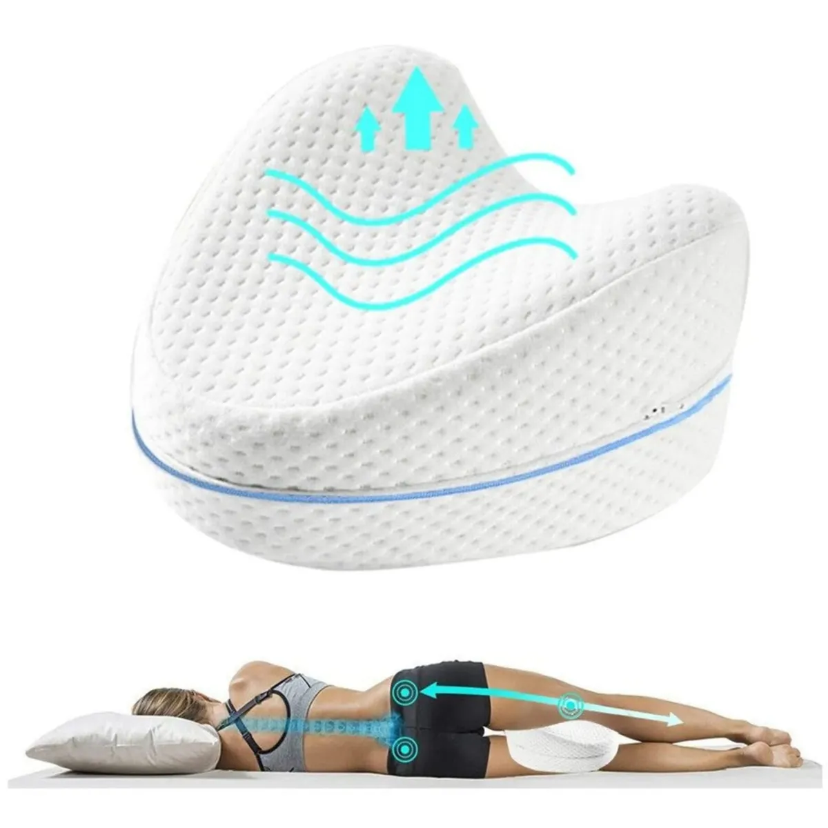 Almohada para Piernas, el descanso perfecto, marca MOVI - Foto Principal