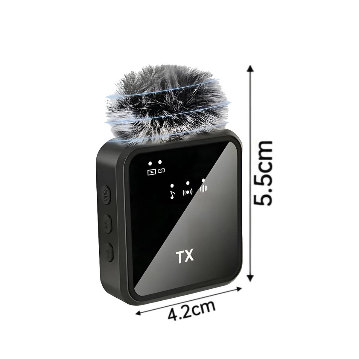 ATURE - Micrófono Inalámbrico De Solapa Profesional F11 Negro