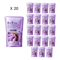 VIDA BUENAS - Pack 20 Detergentes Para Ropa Lavanda 500ml Cu Bolsa