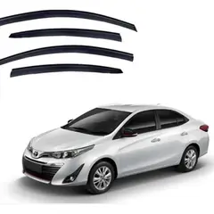 GENERICO - Kit Aletas Bota Aguas Toyota Yaris 2018 - 2019 223048 Negro 223048 C51