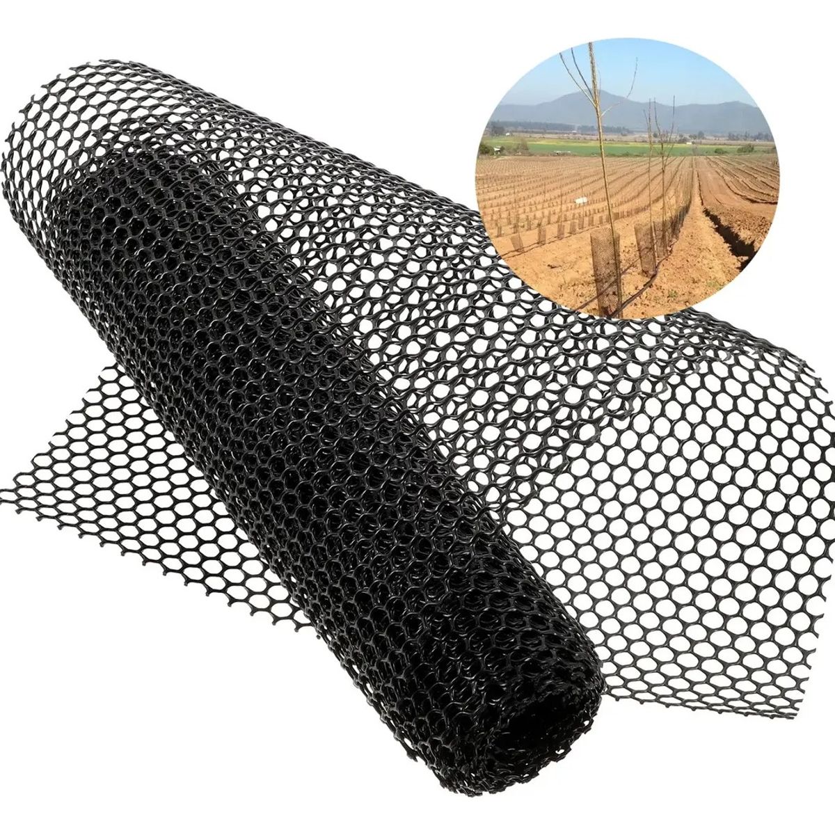 GENERICO - Malla Protector De Arbol O Anticonejo 20d (31cm X 100 Metros