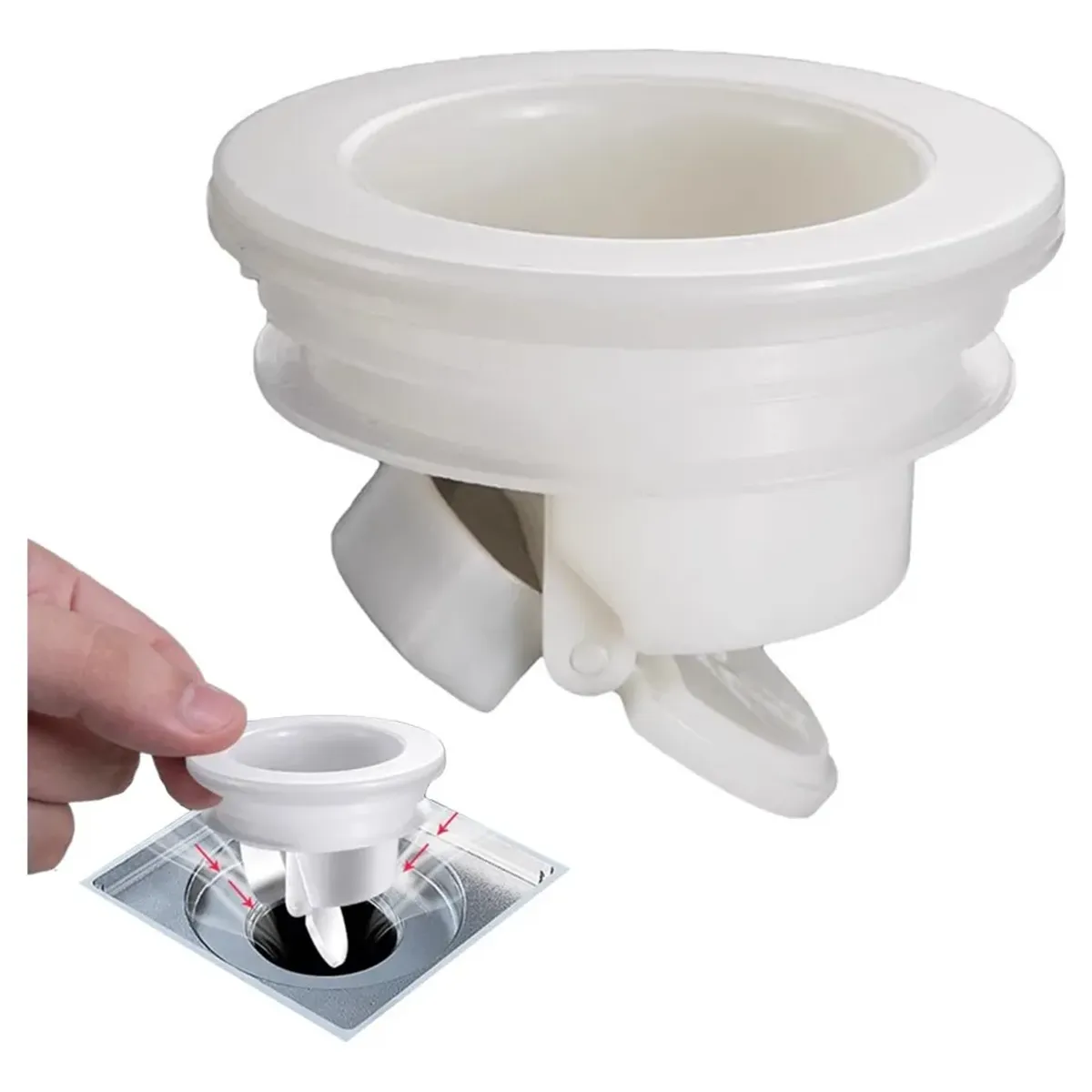 GENERICO - Trampa Coladera Valvula Anti Olores Desagüe Ducha Baño