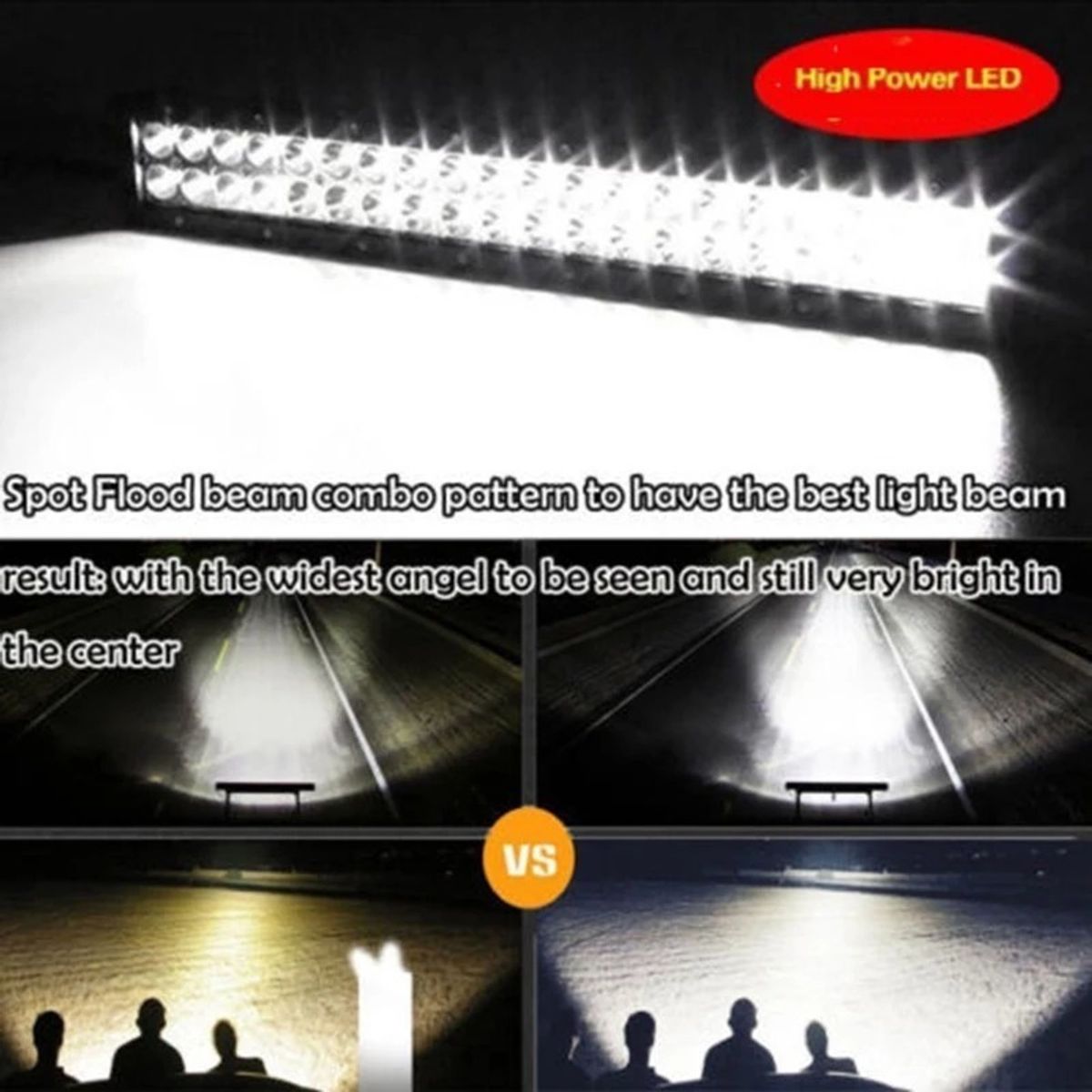 GENERICO - Barra Led 180w Neblinero 4x4 Auto Camioneta Spot+flood 81cm 212015