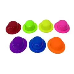 GENERICO - Sombrero de cotillón 9x23x26cm color aleatorio