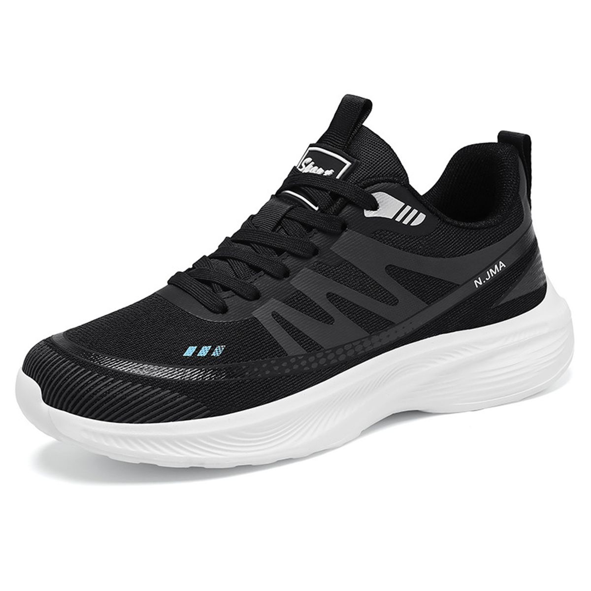 TIOZONEY - Zapatos casuales transpirables para hombre - Negro