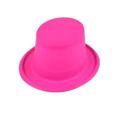 GENERICO - Sombrero de copa color aleatorio 25x28cm