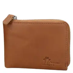 PANAMA JACK - Billetera Monedero Cuero Unisex Marrón claro