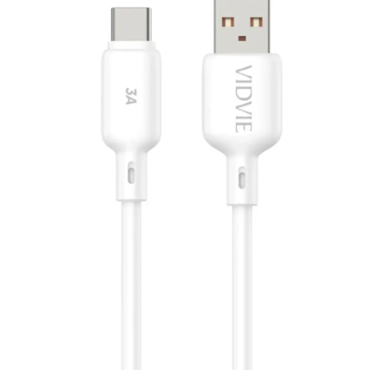 GENERICO - Cable De Datos Usb A Tipo C 3w Vidvie Cb4059t Blanco