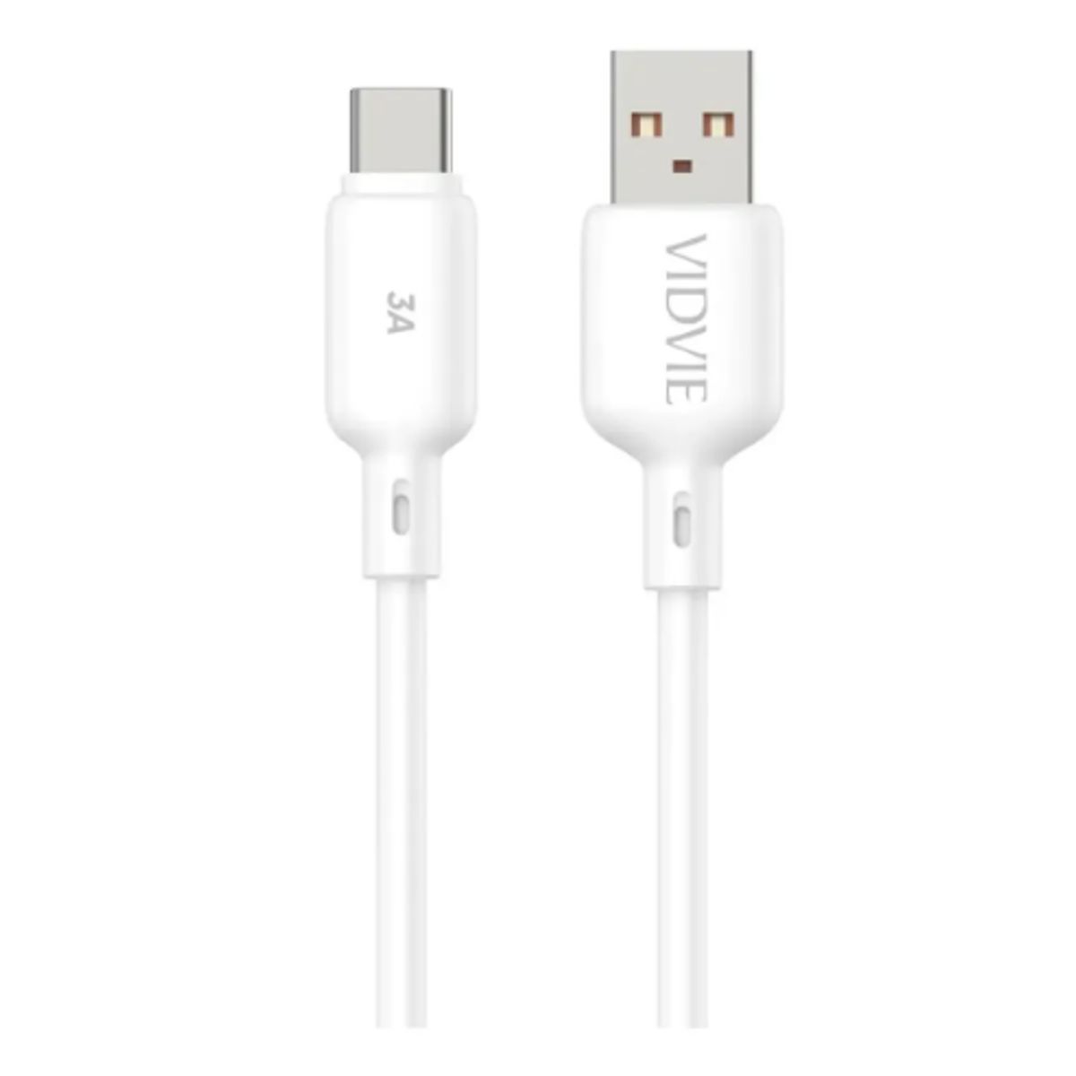 GENERICO - Cable De Datos Usb A Tipo C 3w Vidvie Cb4059t Blanco