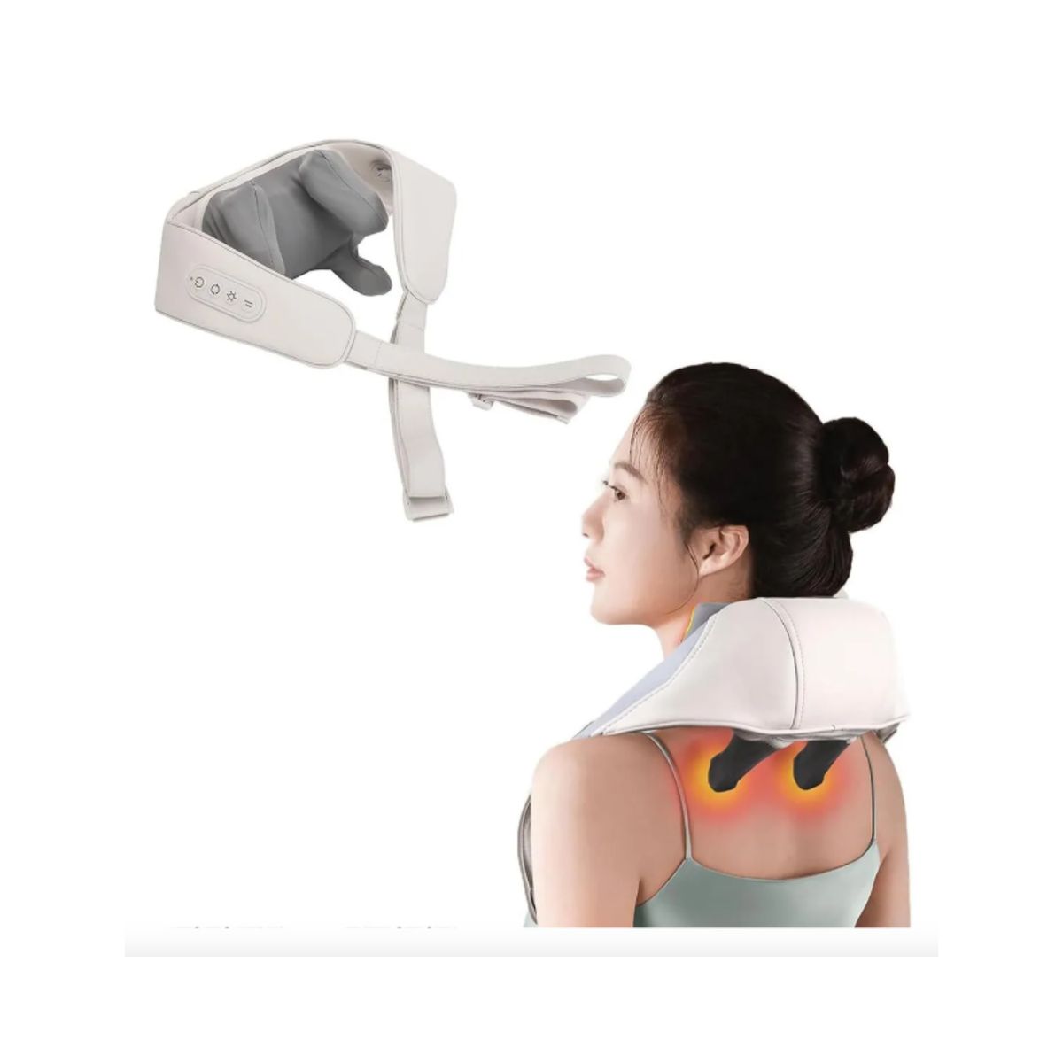 GENERICO - Masajeador Profesional Hombros Cuello Espalda Inalámbrico
