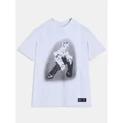 UNDER ARMOUR - Polera Oversized TINI Unisex Blanca - Tini