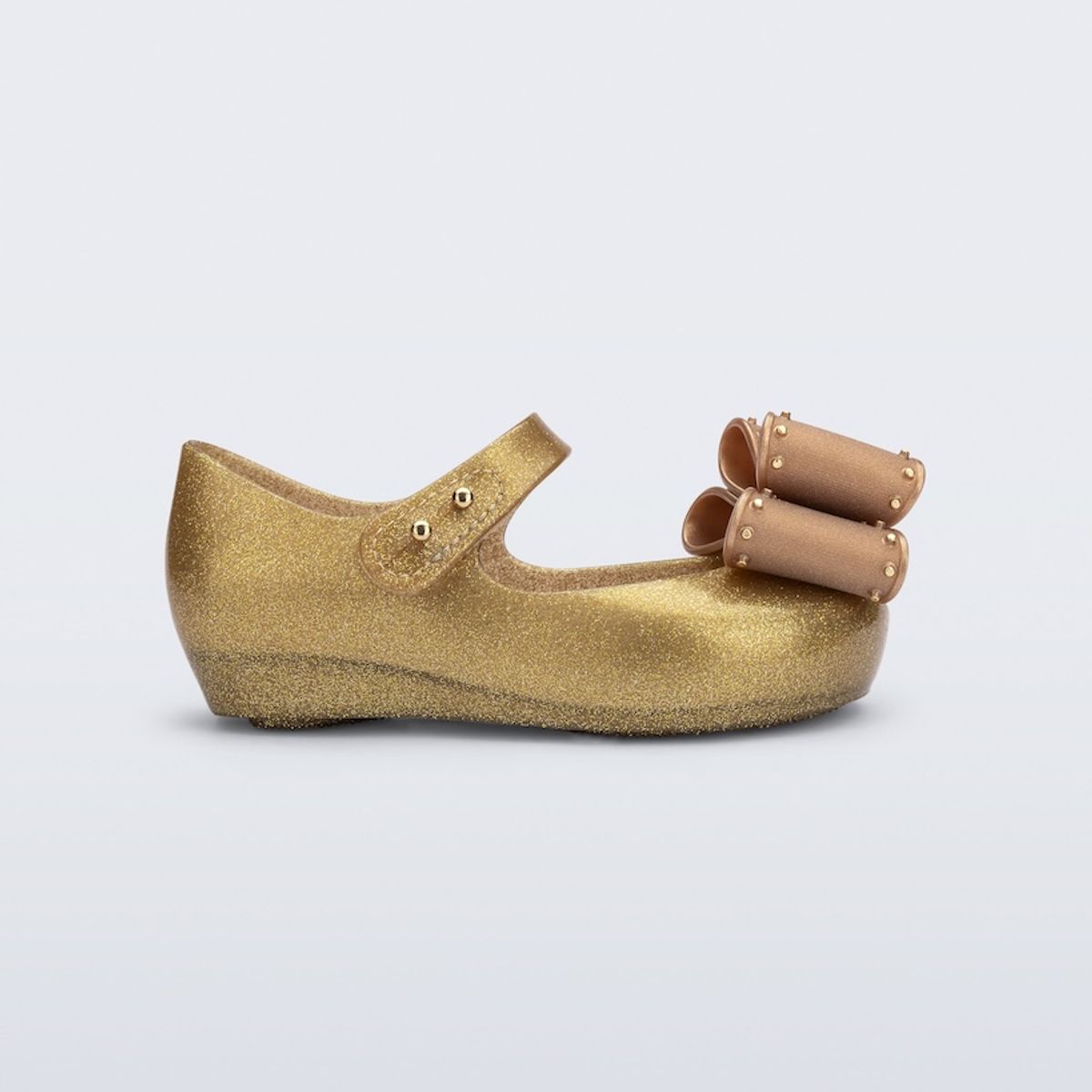 MELISSA - Mini Melissa Ultragirl Classic Bow Beige Perlado