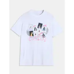 UNDER ARMOUR - Polera Oversized TINI Unisex Blanca- Cupido