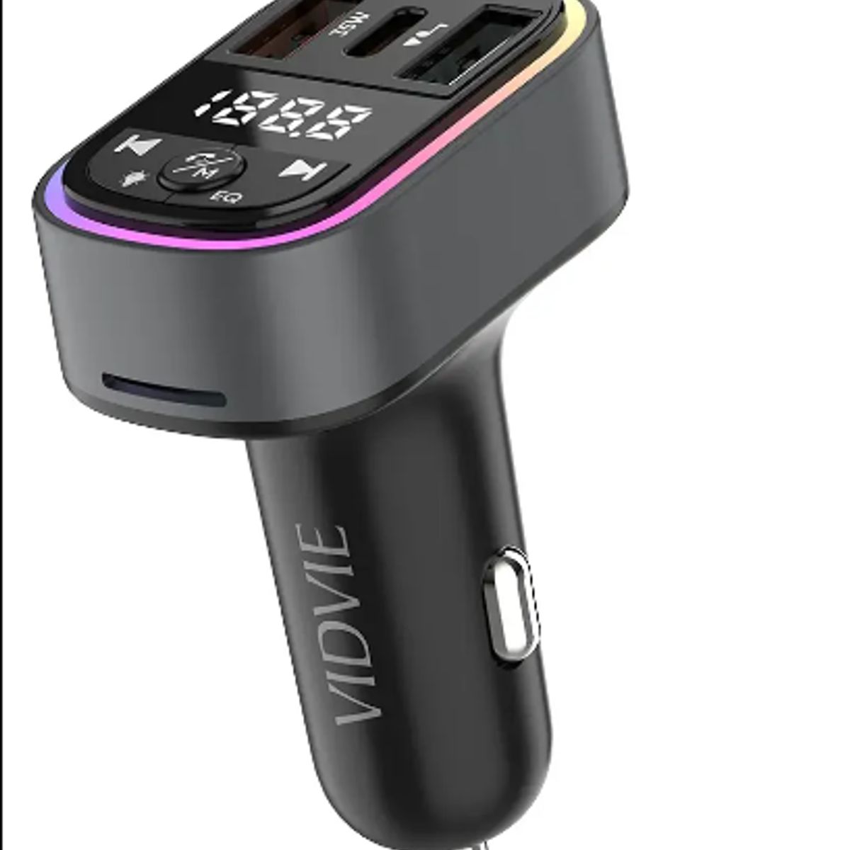 GENERICO - Cargador Teléfono Auto 12v Receptor Transmisor Vidvie Fm05