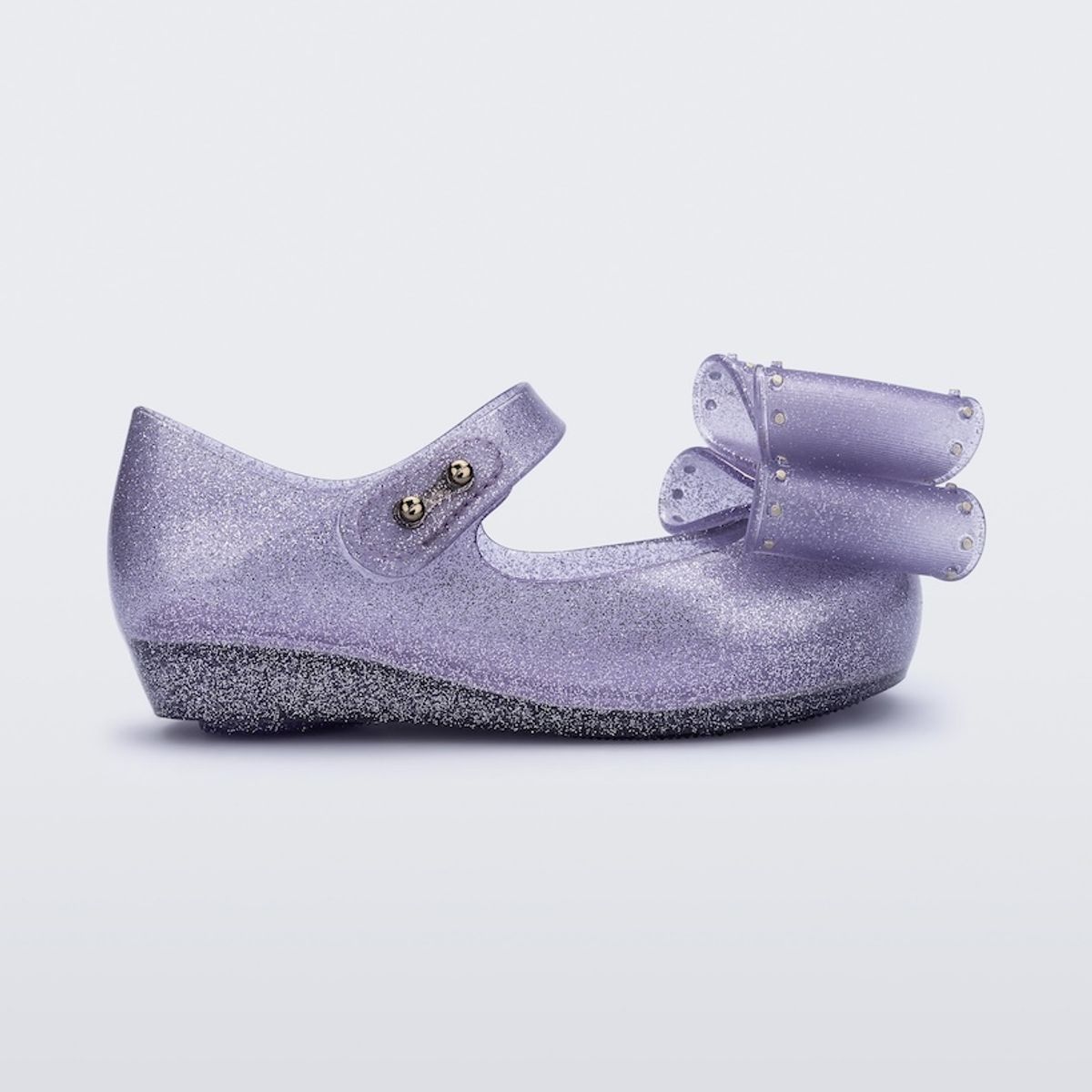 MELISSA - Mini Melissa Ultragirl Classic Bow Lila Glitter