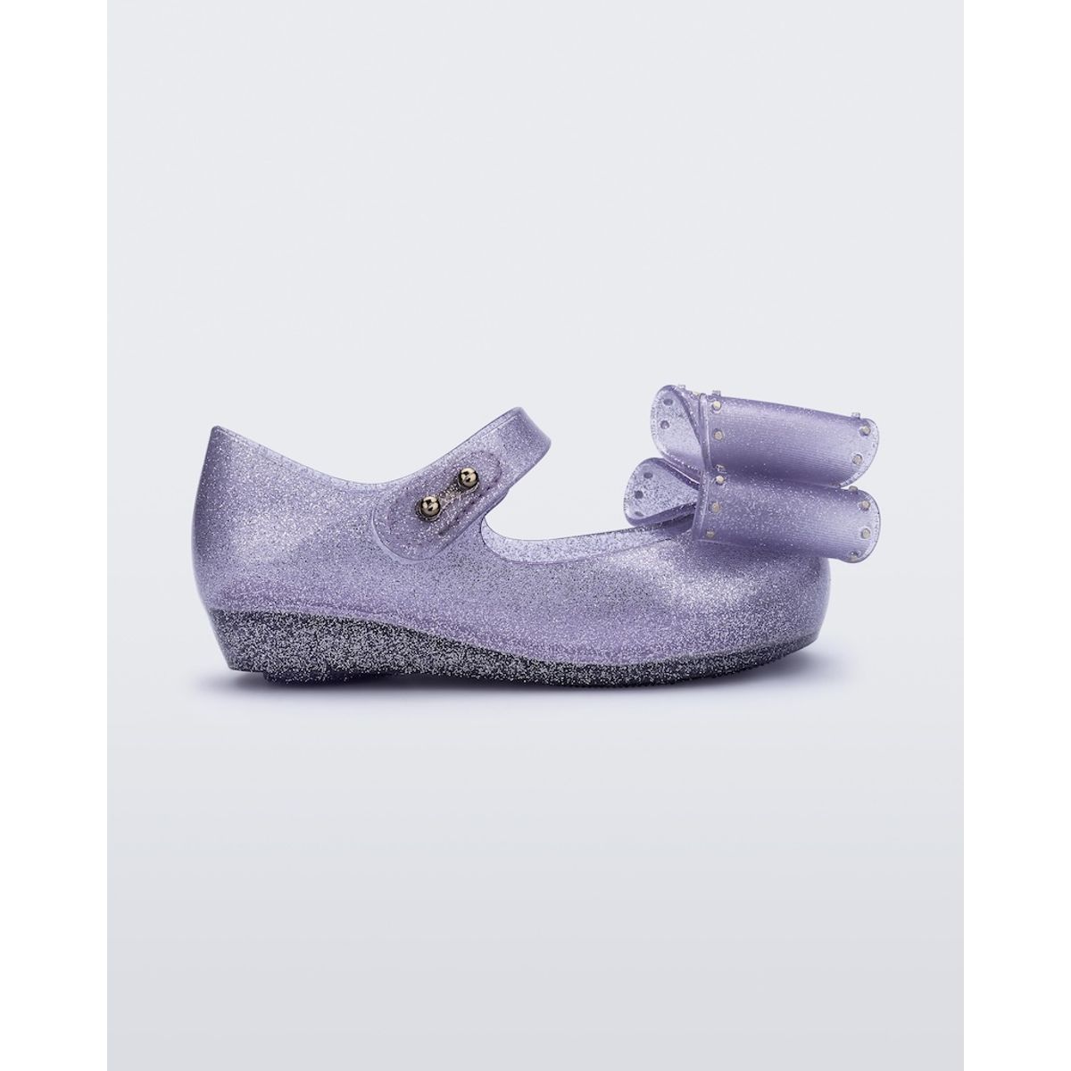 MELISSA - Mini Melissa Ultragirl Classic Bow Lila Glitter