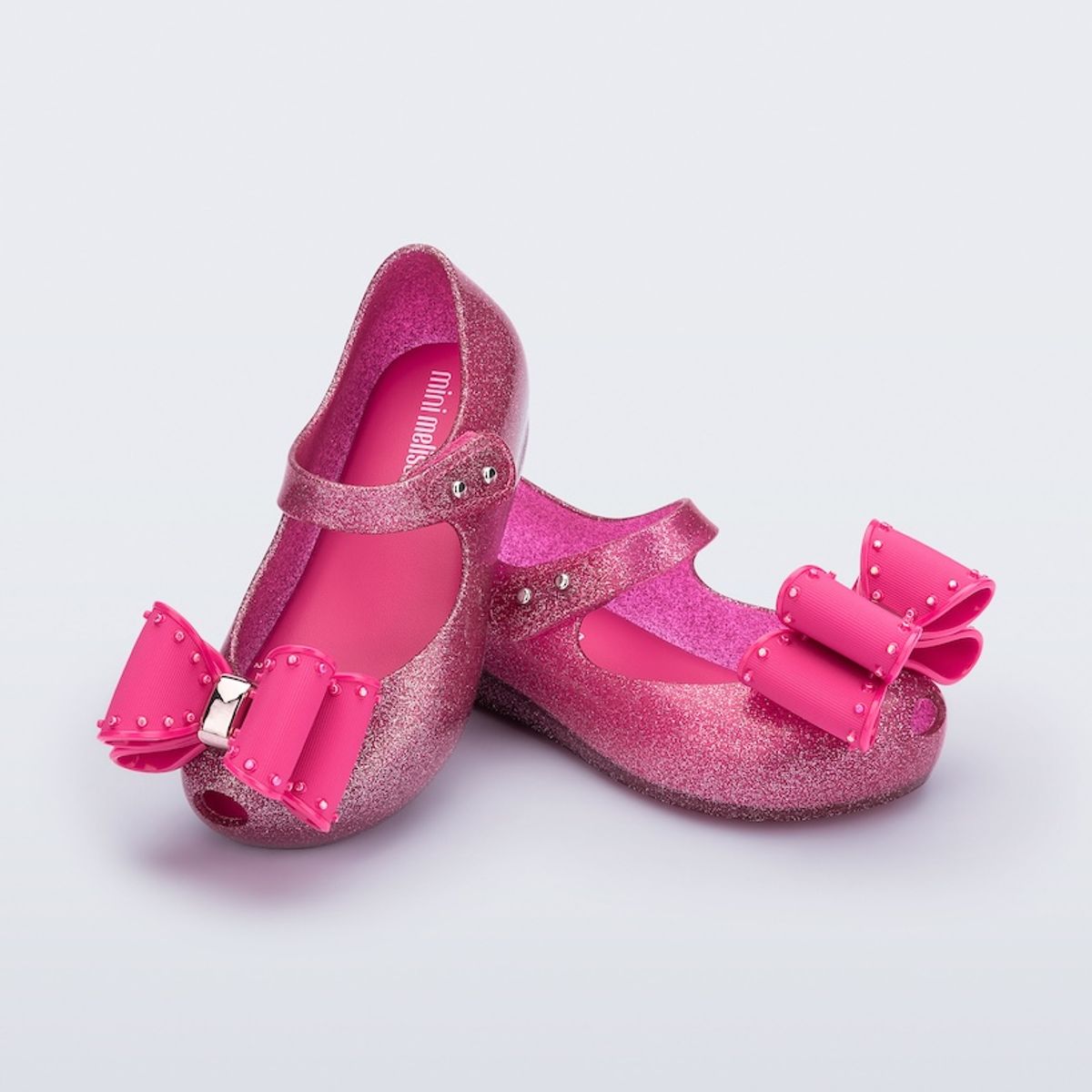 MELISSA - Mini Melissa Ultragirl Classic Bow Rosa Glitter