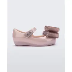 MELISSA - Mini Ultragirl Classic Bow Rosa MetalizadoGlitter