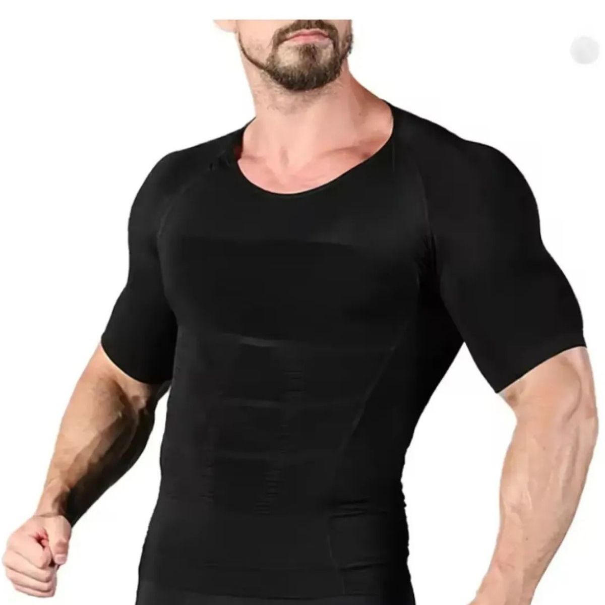 LOOK SHOP - Pack 2 Polera Compresión Hombre Faja Camiseta Reductora 779