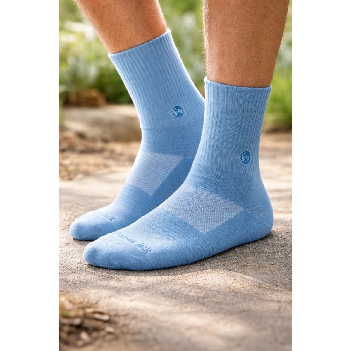 PANAMA JACK - Calcetines Algodón Respirable Unisex Azul claro Panama Jack