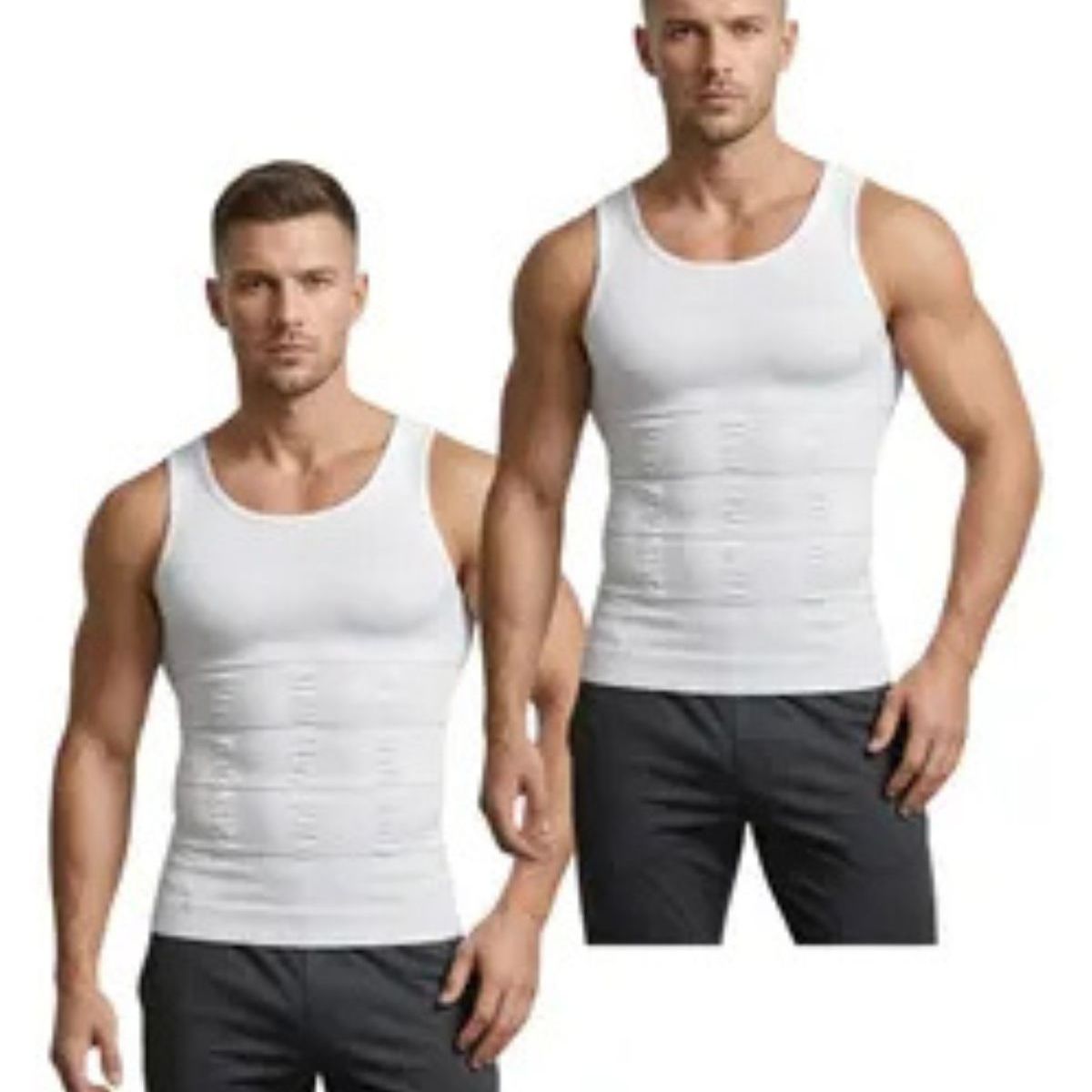 LOOK SHOP - Pack 2 Faja De Compresión Hombre Tipo Musculosa Reductora 310