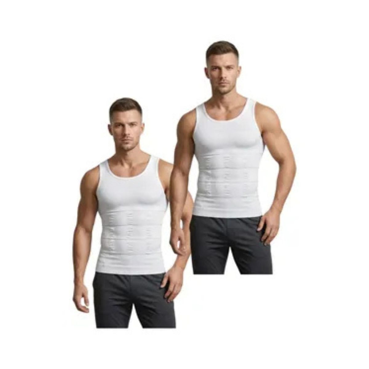 LOOK SHOP - Pack 2 Faja De Compresión Hombre Tipo Musculosa Reductora 310