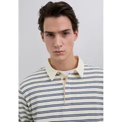 SCALPERS - Polo Punto Estampado Relaxed