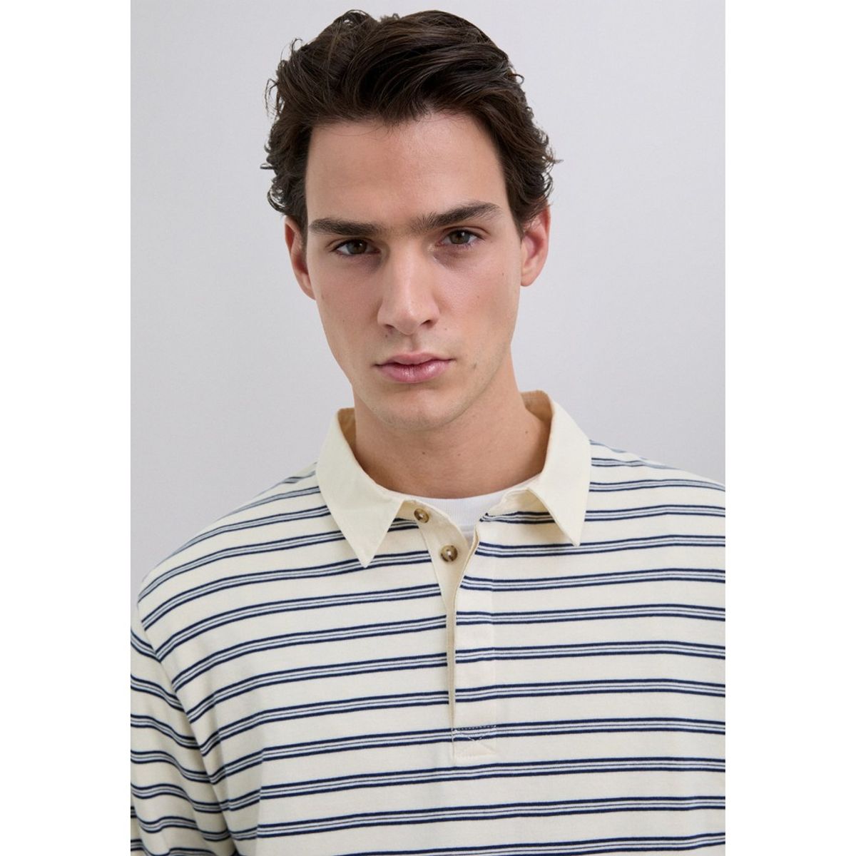 SCALPERS - Polo Punto Estampado Relaxed