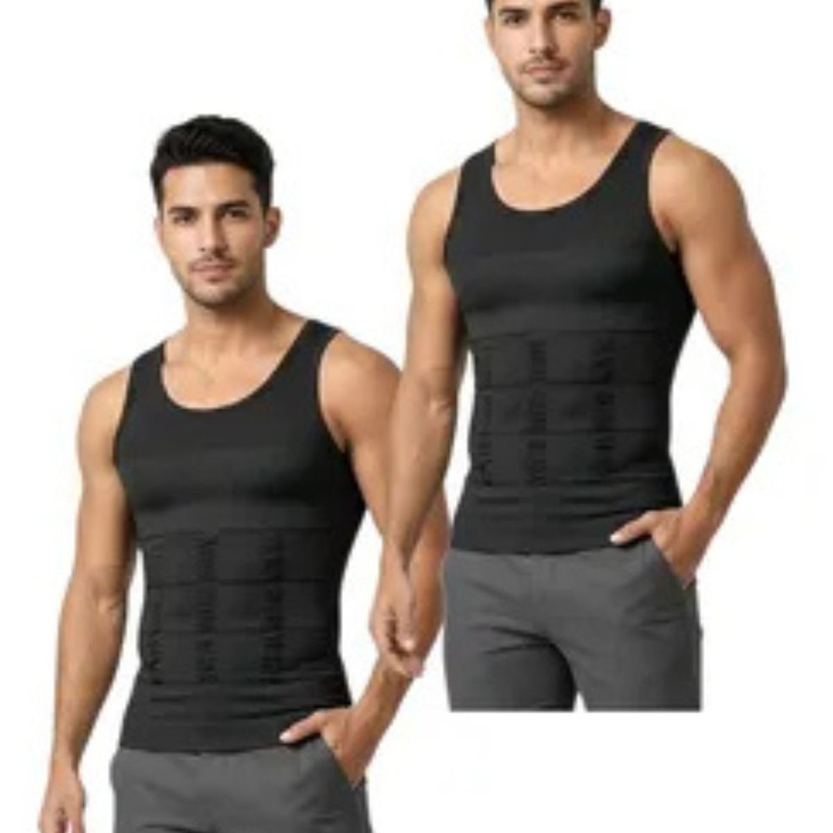 LOOK SHOP - Pack 2 Faja De Compresión Hombre Tipo Musculosa Reductora 310