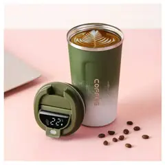 MOVI - Vaso Térmico Inteligente con Sensor de Temperatura LED - Acero Inoxidable - MUJER