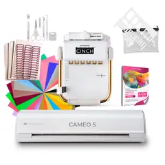 CINCH - Kit Encuadernadora Universal + Silhouette Cameo 5 Alpha e Insumos