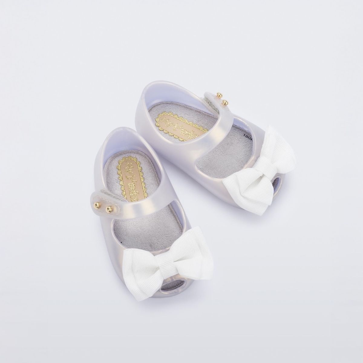 MELISSA - Ballerina Mini Melissa My First Blanco Perlado