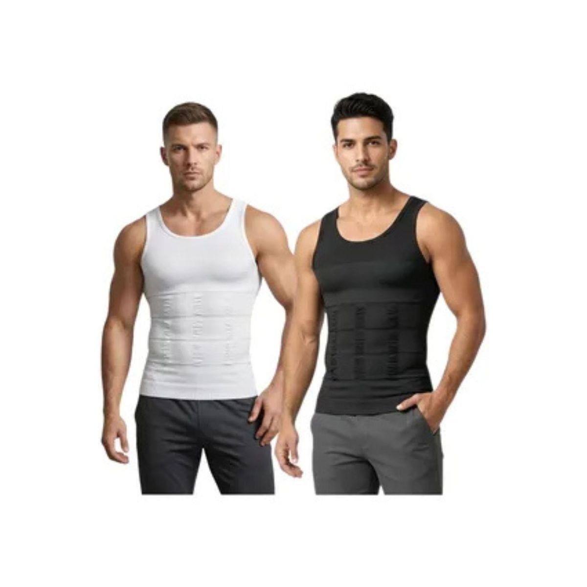 LOOK SHOP - Pack 2 Faja De Compresión Hombre Tipo Musculosa Reductora 310