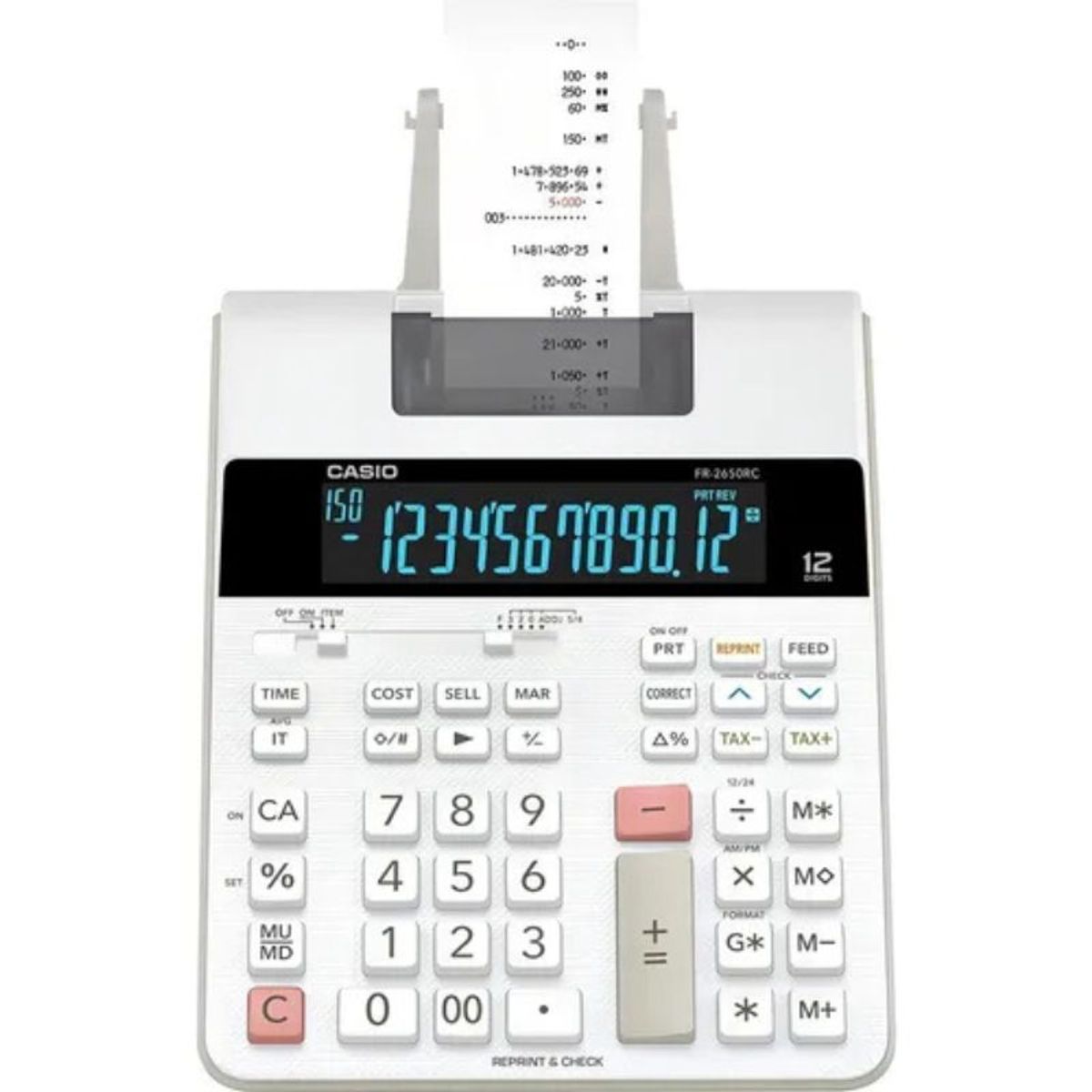 CASIO - CALCULADORA IMPRESORA CASIO FR-2650RC