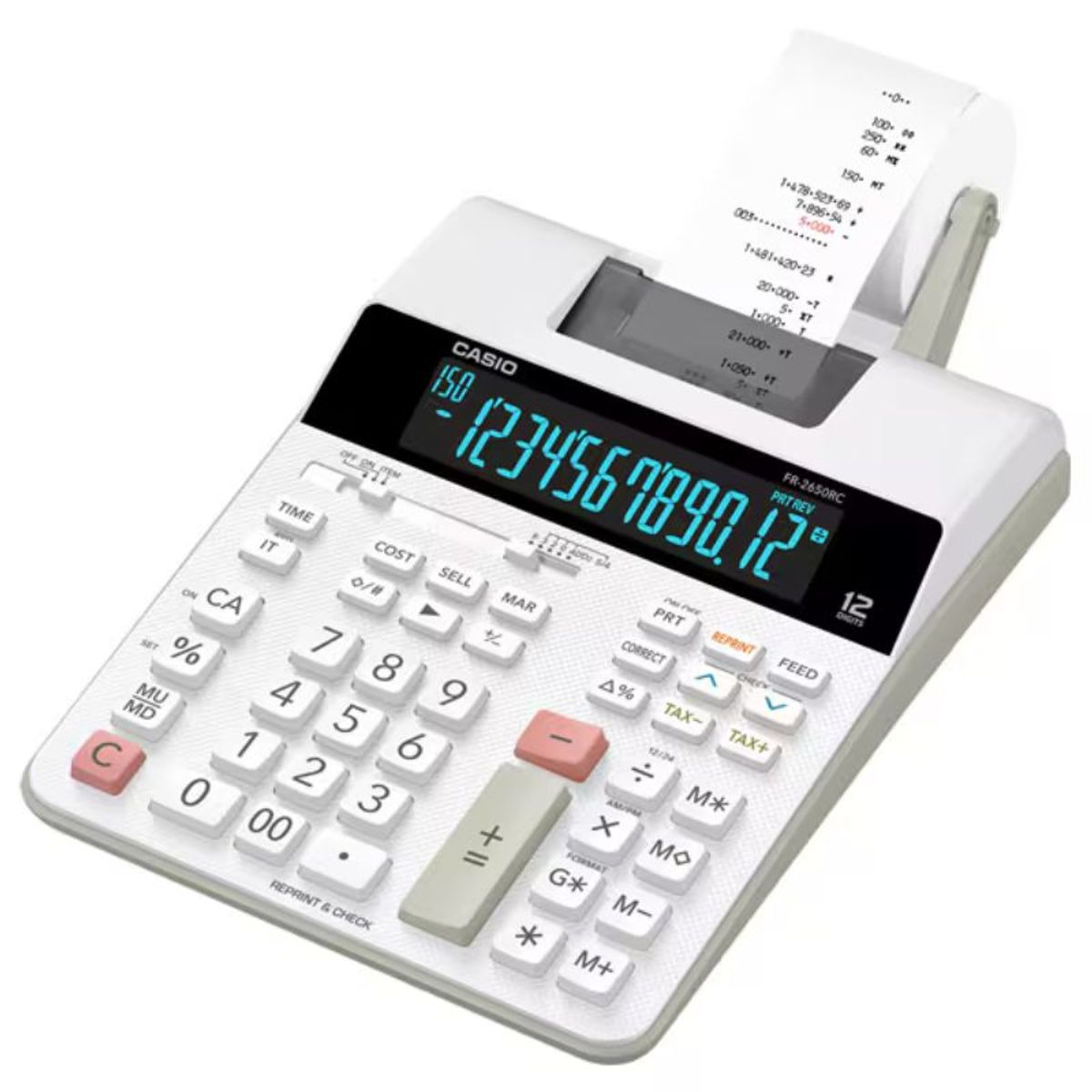 CASIO - CALCULADORA IMPRESORA CASIO FR-2650RC