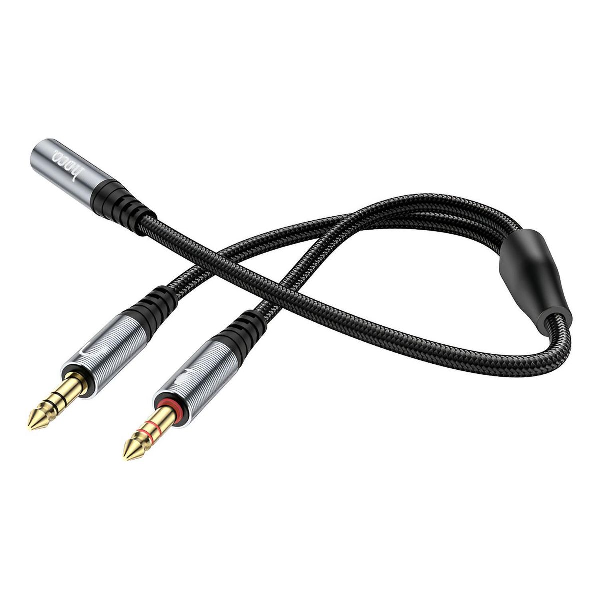 HOCO - Adaptador De Audio Hembra 3.5mm Microfono Y Audífono - Hoco