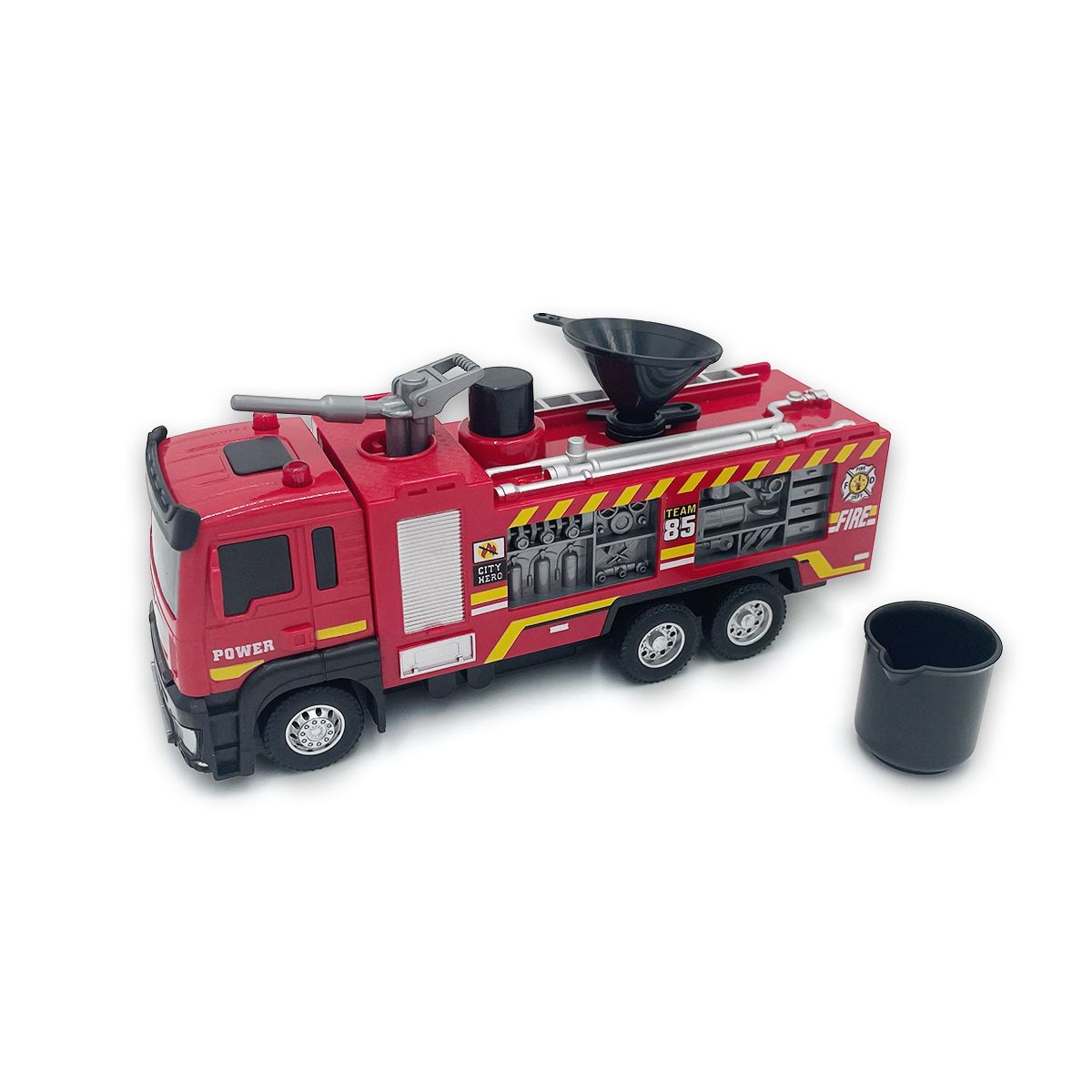 MAGNETICS - Camión de Bomberos con Rociador de Agua Magnetics