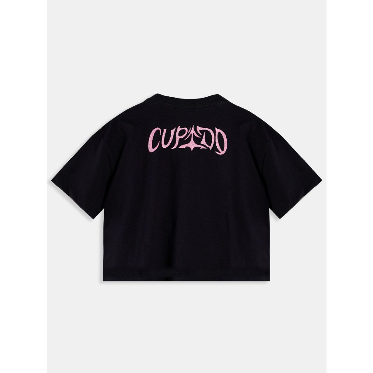 UNDER ARMOUR - Polera Crop TINI Unisex Negra - Cupido UNDER ARMOUR