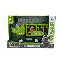 MAGNETICS - Camión Dinosaurio Verde con Sonidos