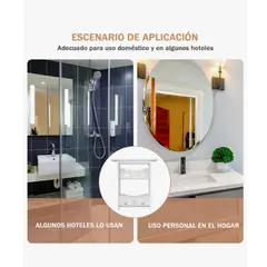 GENERICO - Estante De Baño Lavanderia Organizador Blanco