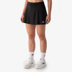 FILA - Falda Tennis Basic Mujer Negro