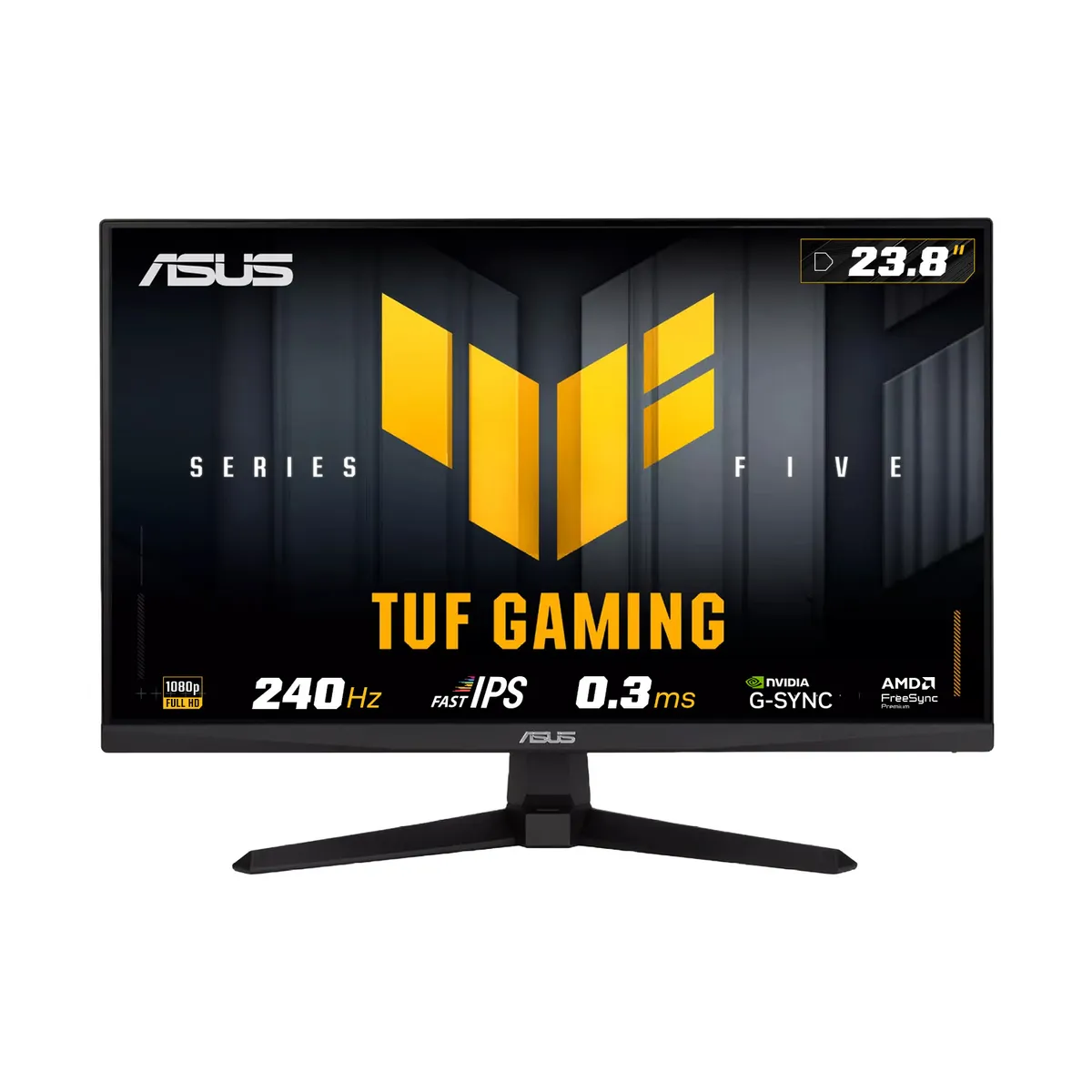 ASUS - MONITOR ASUS TUF GAMING VG249QM5A 24″ FULL HD – 240HZ – 0.3MS – FAST IPS – FREESYNC PREMIUM – G-SYNC  – 2X PARLANTES